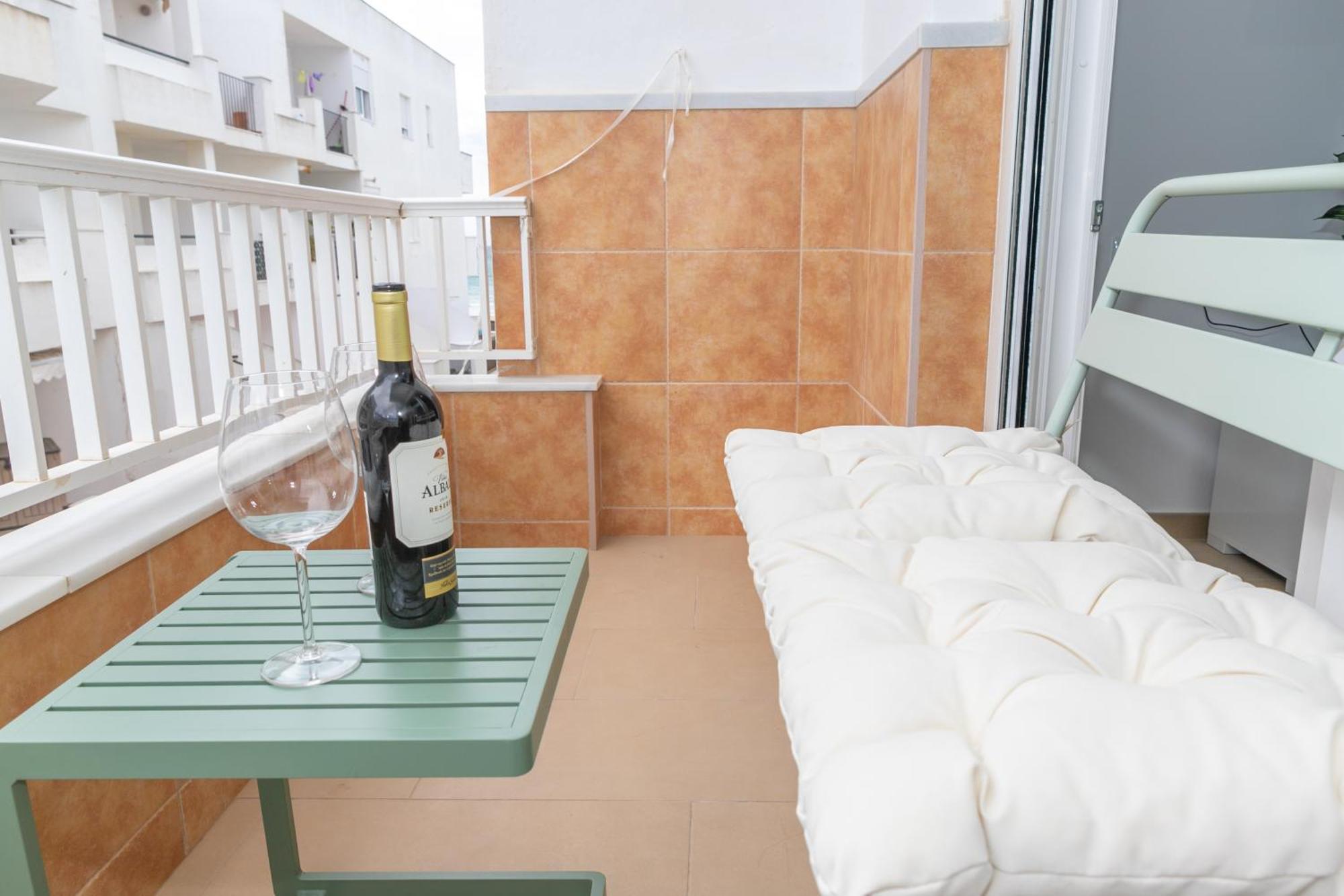 Casa Melva - Primera Linea Con Terraza, Moderno Barbate Esterno foto