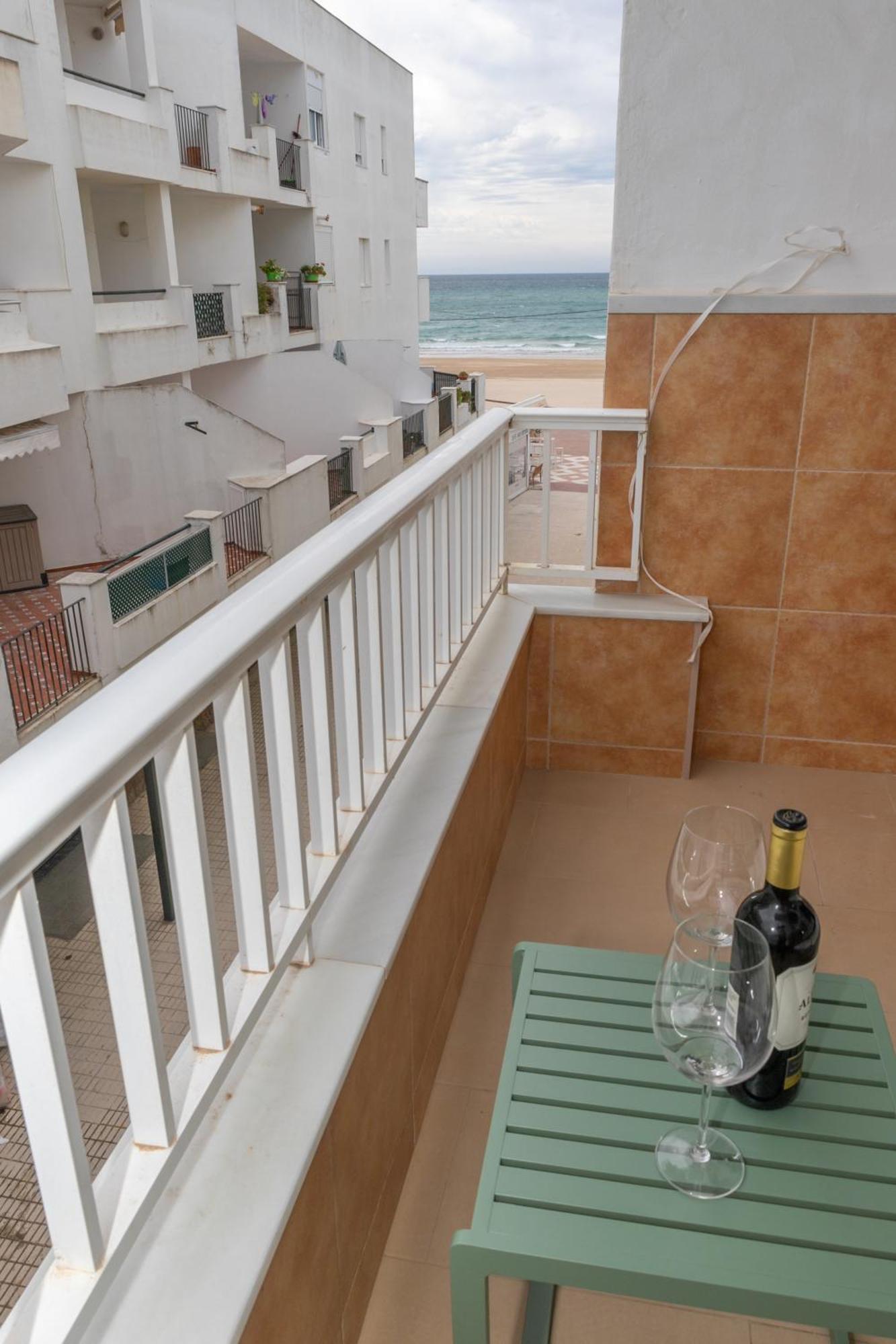 Casa Melva - Primera Linea Con Terraza, Moderno Barbate Esterno foto